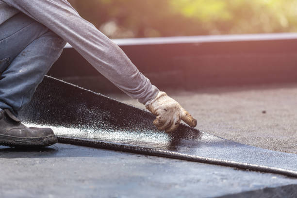 Professional Emergency Waterproofing technician working in Middletown, NJ